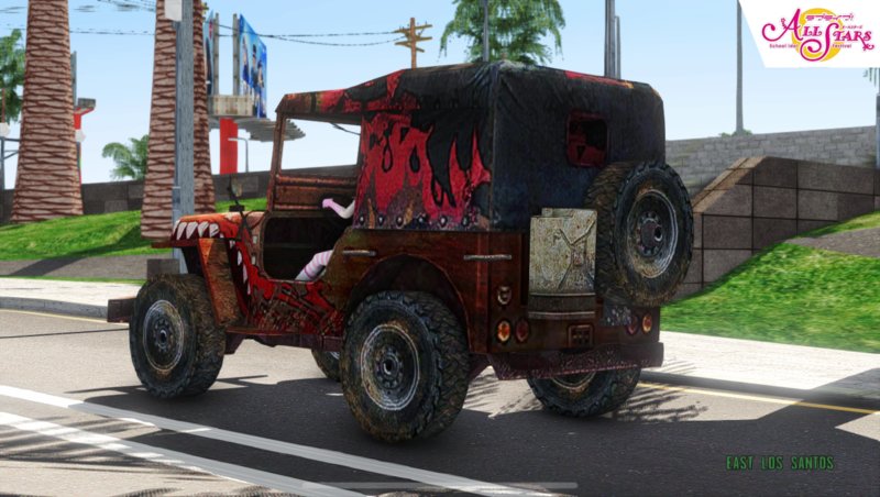 GTA San Andreas Free Fire Jeep Car Mod - GTAinside.com